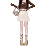 Versatile Corduroy Skirt-Shorts For Women