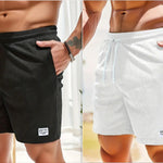 Lace-up Drawstring Shorts Summer Corduroy Sports Short Pants Mens Clothing