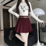 Versatile Corduroy Skirt-Shorts For Women