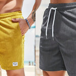 Lace-up Drawstring Shorts Summer Corduroy Sports Short Pants Mens Clothing